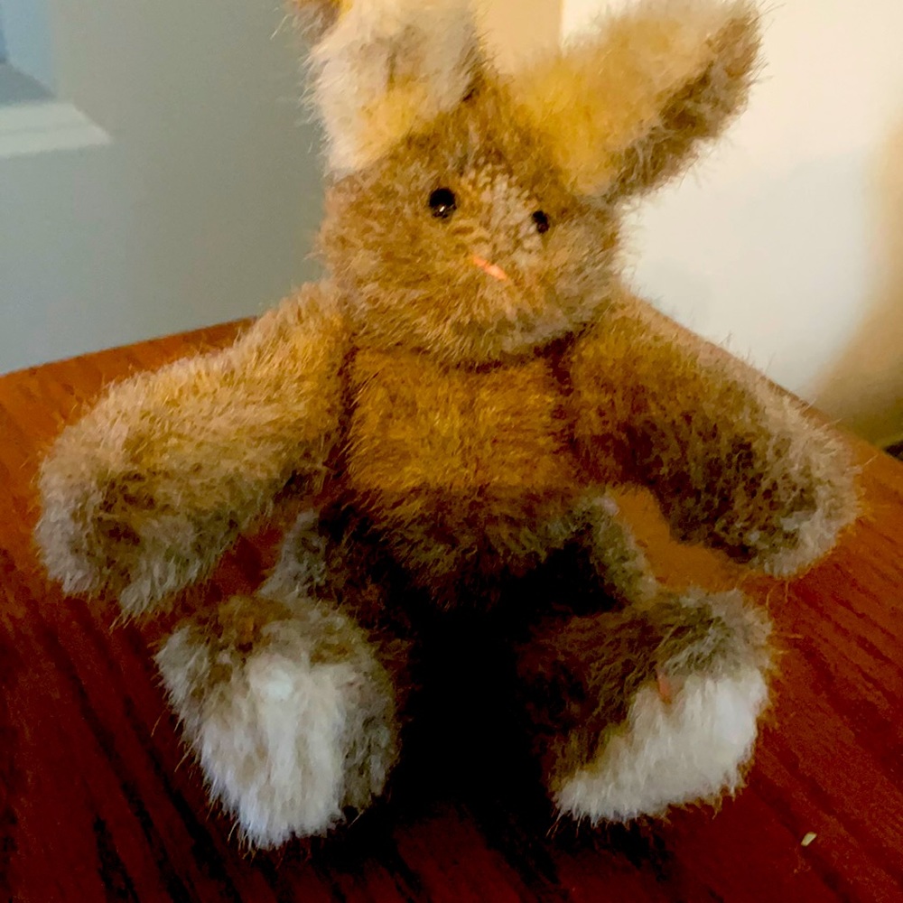 Green mountain stuffed rabbit Mary Meyer